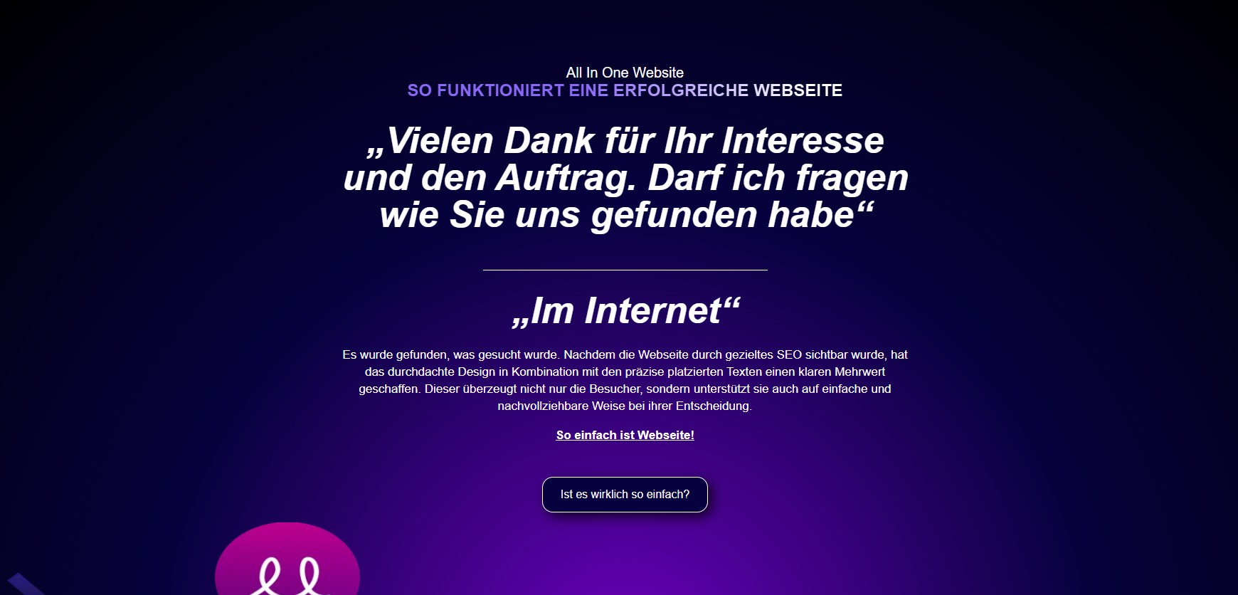 Design für moderne Webseiten